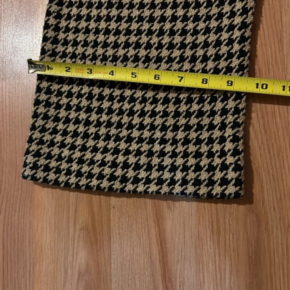 Zara Houndstooth Ankle/ Wide LegSweater Pants Size Small - Picture 13 of 15